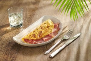 Tortilla con Jamón 4x4