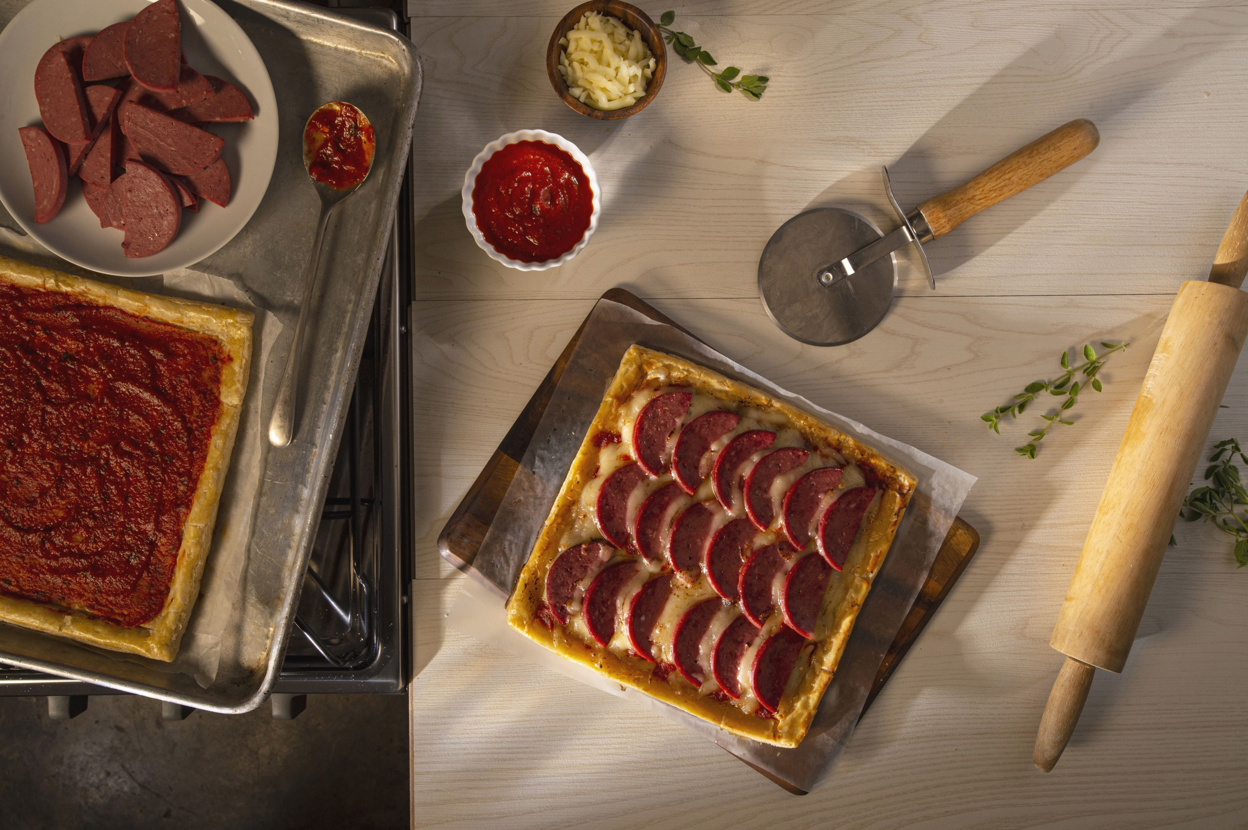 Receta de Tartaletta de Salami y Mozzarella Induveca