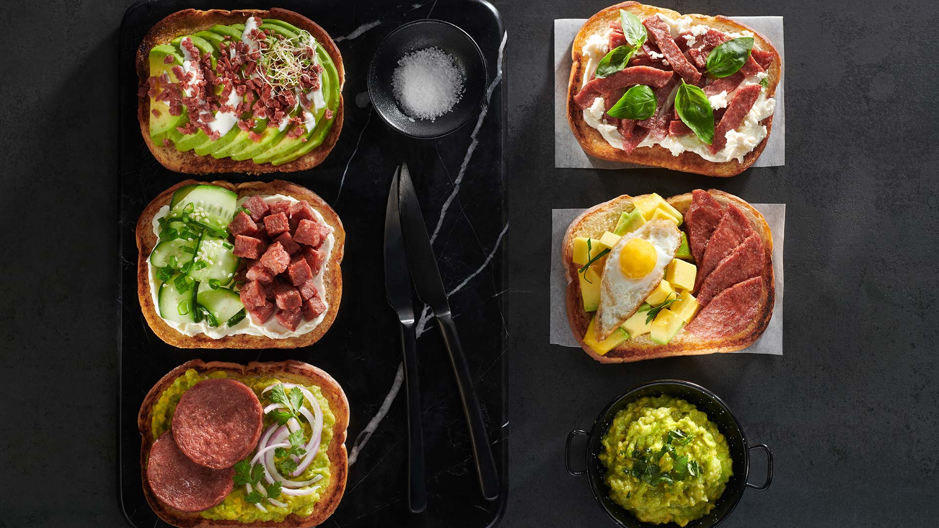 Tostadas de Salami Memorial Don Pedro Induveca