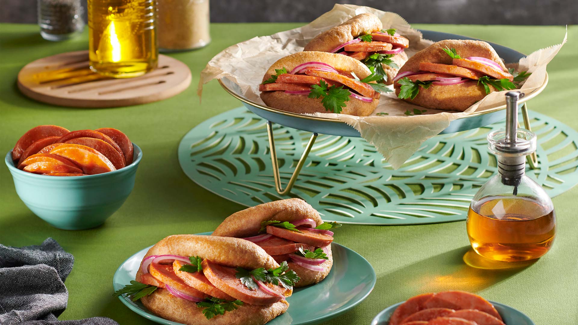 Bao Buns con Salami Keto Don Pedro Induveca