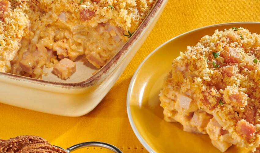 CACEROLA DE PASTA CON CASERÍO