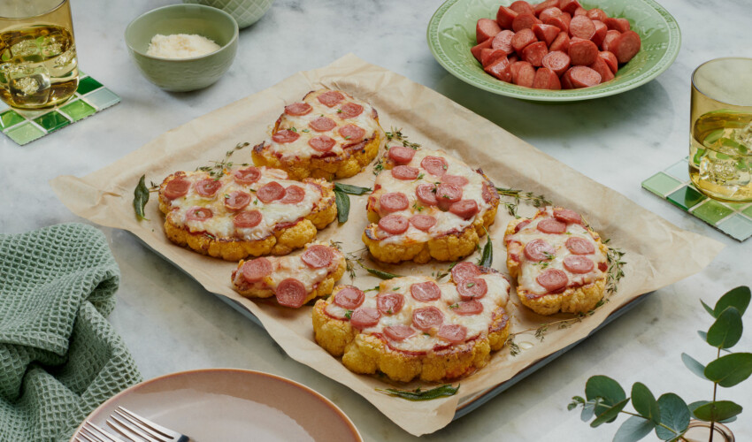 Milanesa de coliflor